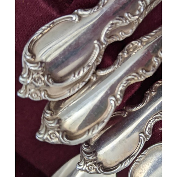 VINTAGE 1847 ROGERS! REFLECTION SILVER PLATE FLATWARE SVC 8!